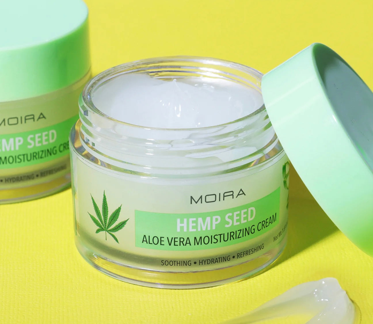 Crema Hidratante “ Aloe Vera Con Semillas De Cáñamo “