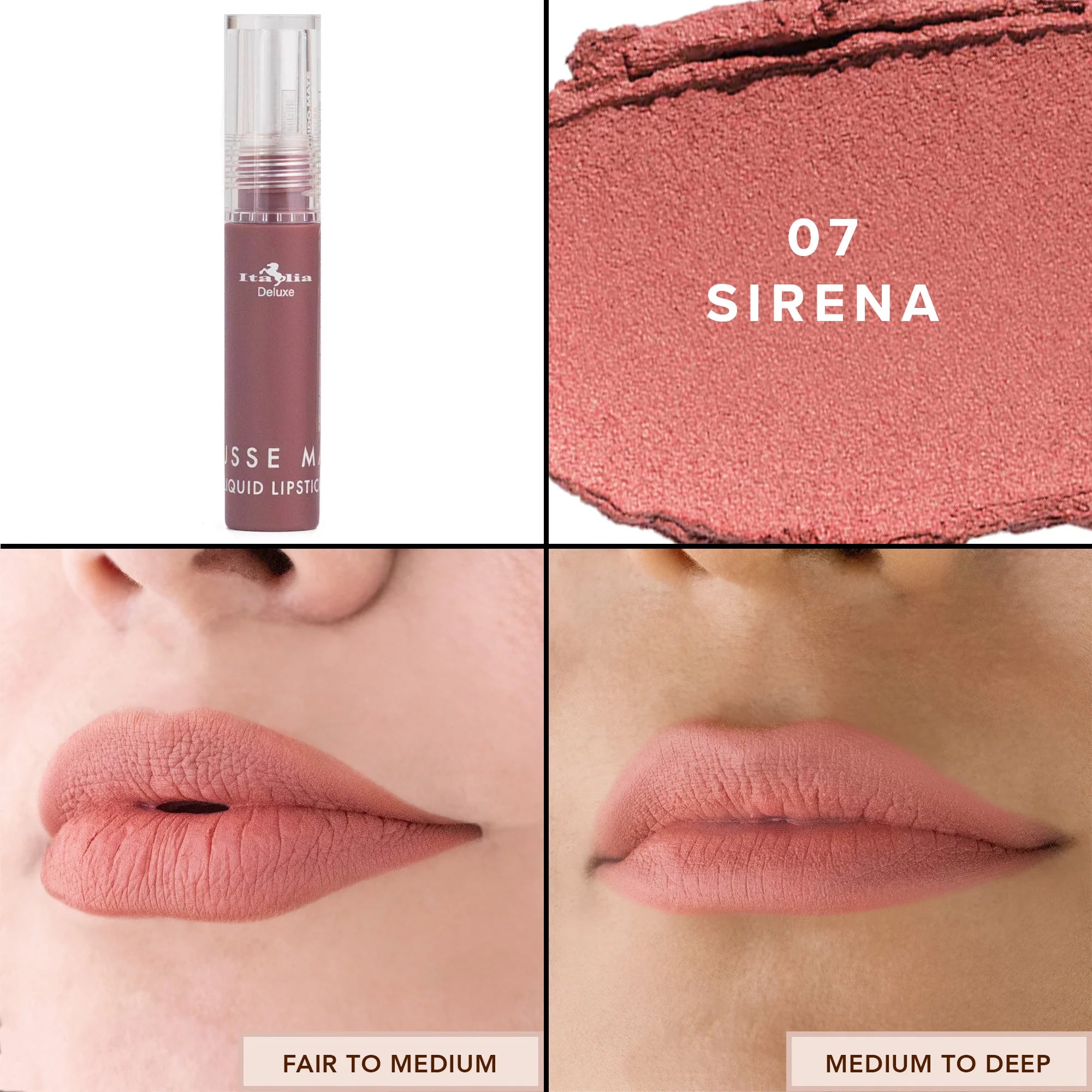 Mousse Matte Liquid Lipstick “07 Sirena “