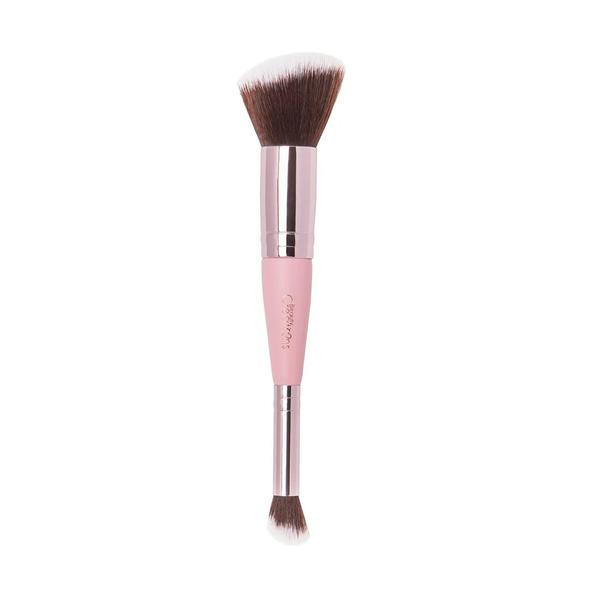 Brocha doble para bronzer y blush