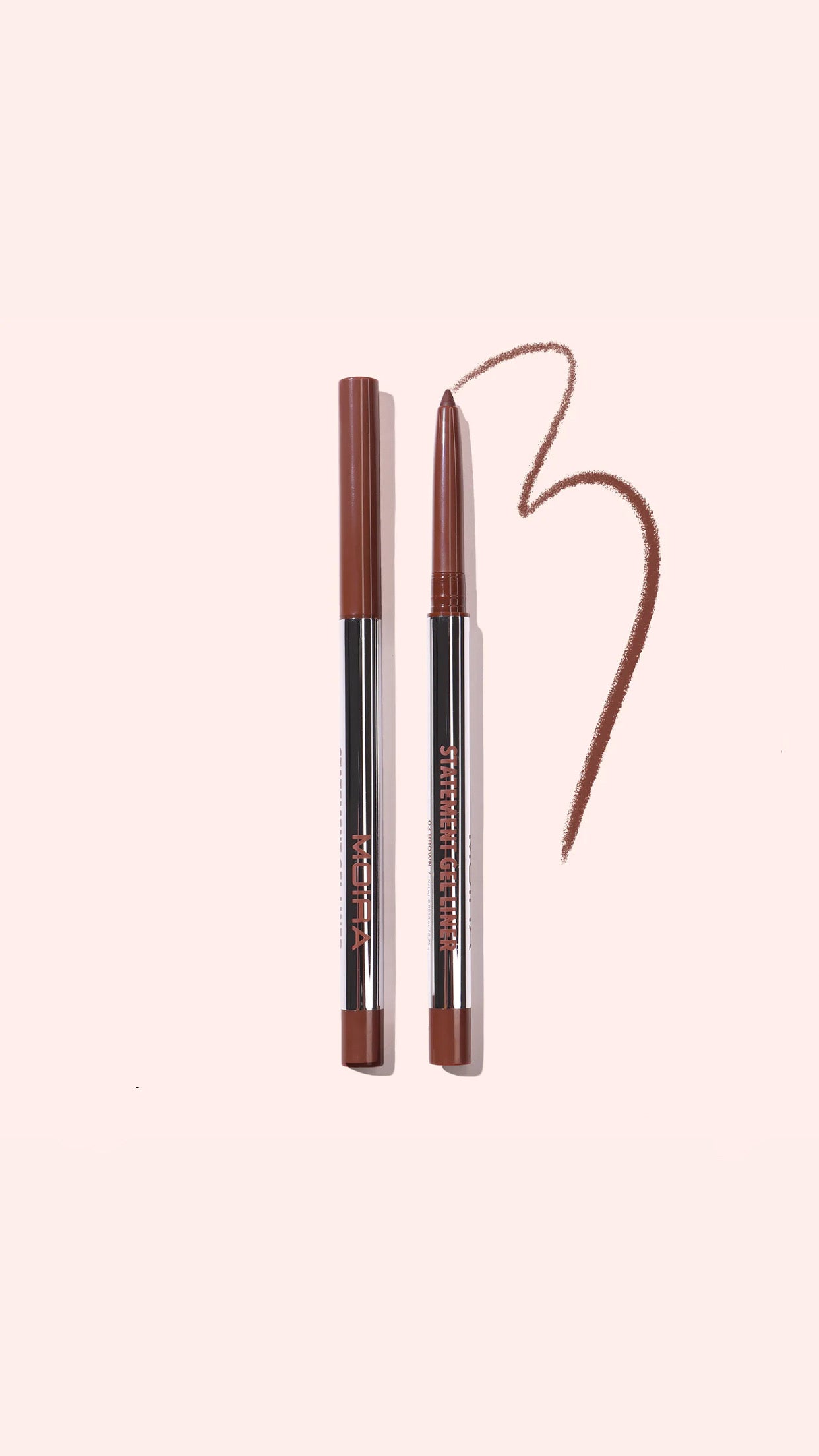 Delineador de gel (003, marrón)