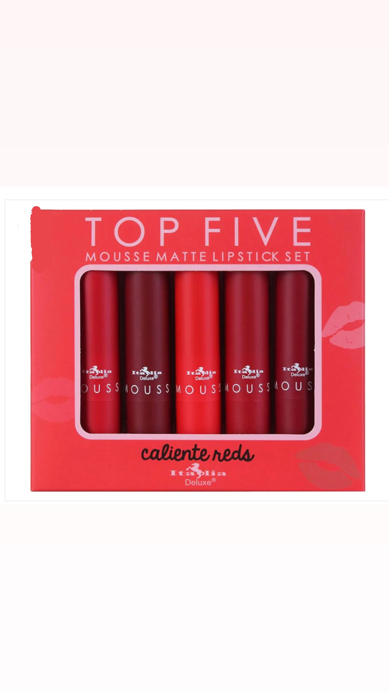 Kit Labial Barra Matte “Caliente Reds”