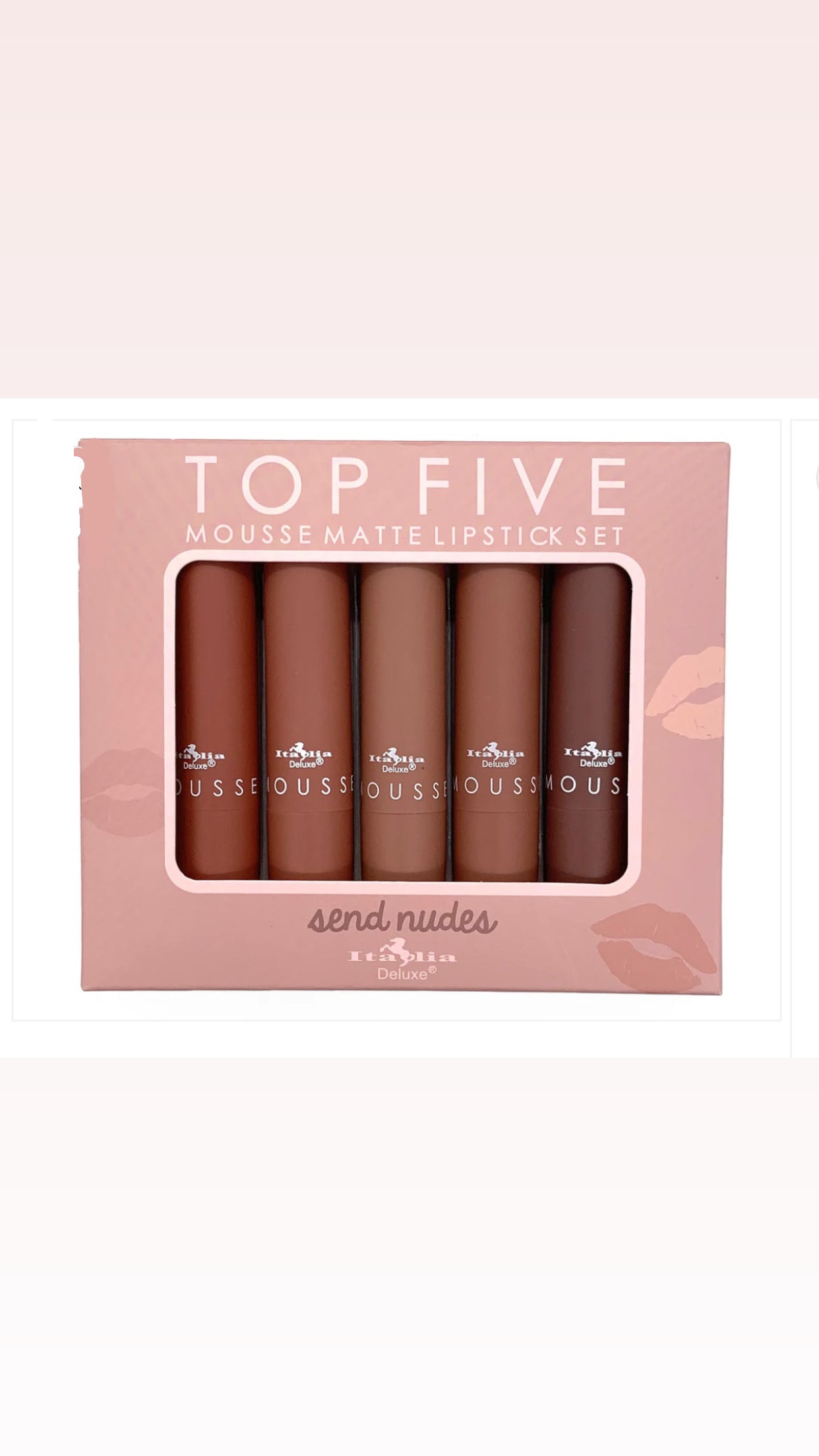 Kit Labial Barra Matte “Send Nudes”