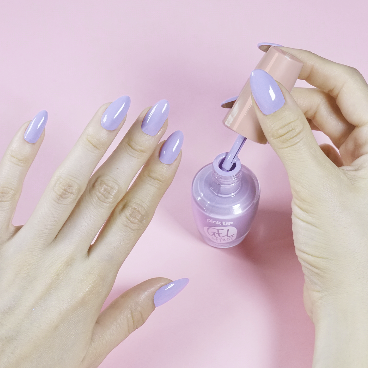 Esmalte Lila "Efecto Gel"
