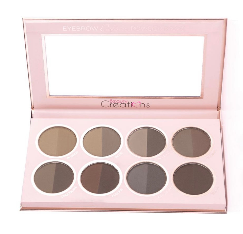 Paleta de sombra para Ceja Beauty creations