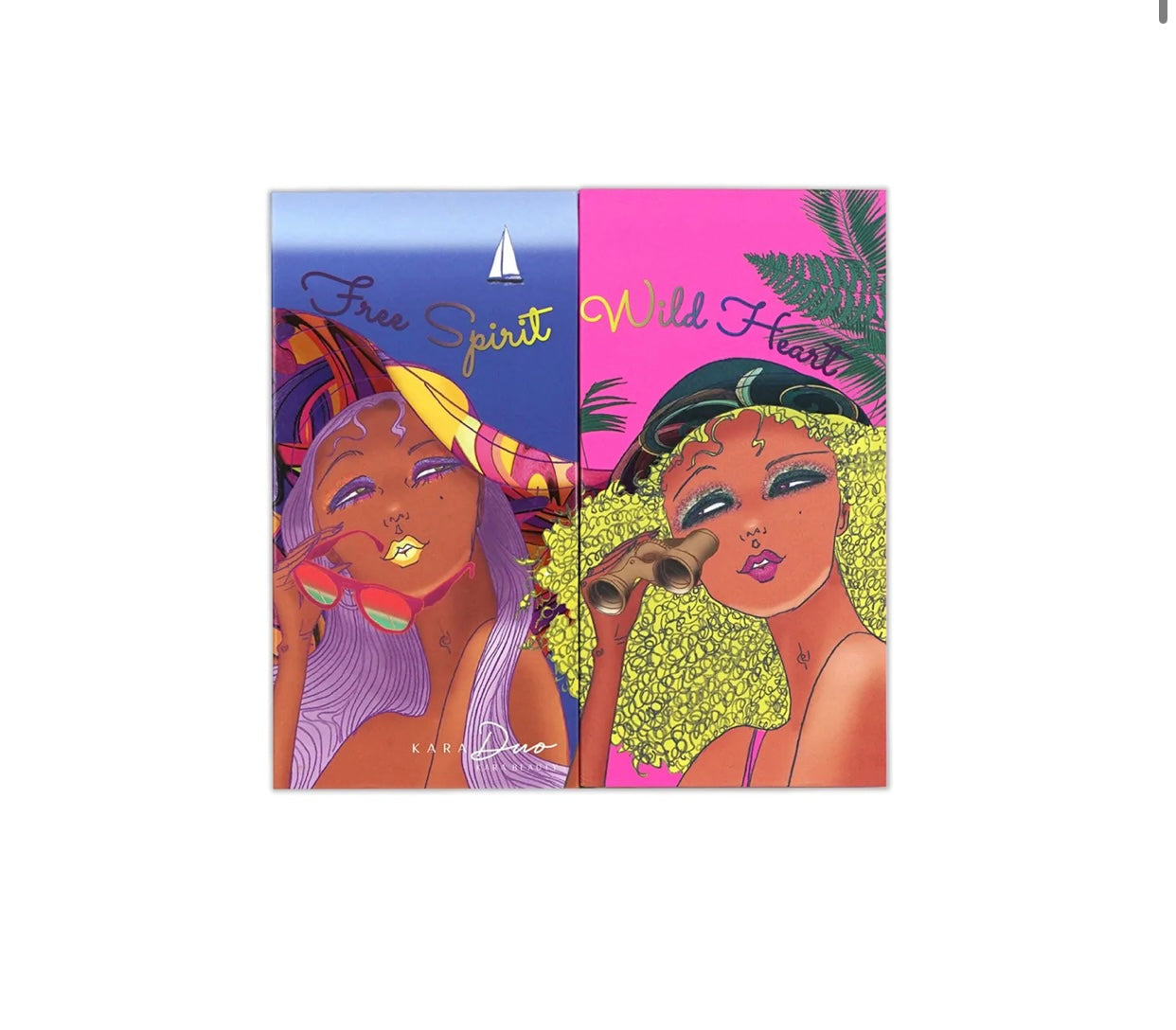 Paleta DÚO de Sombras Kara beauty