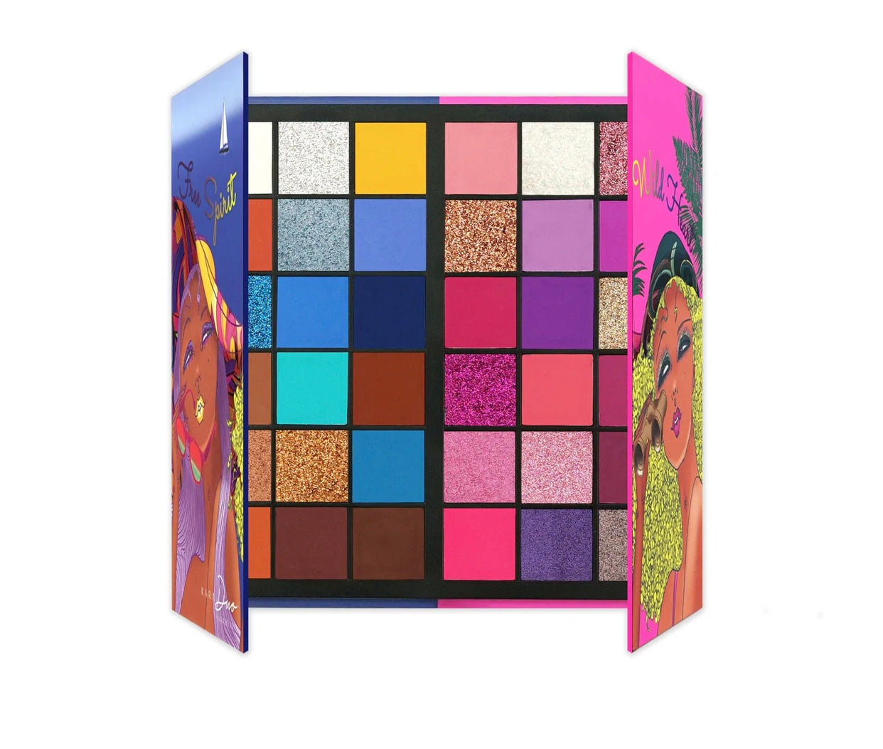 Paleta DÚO de Sombras Kara beauty