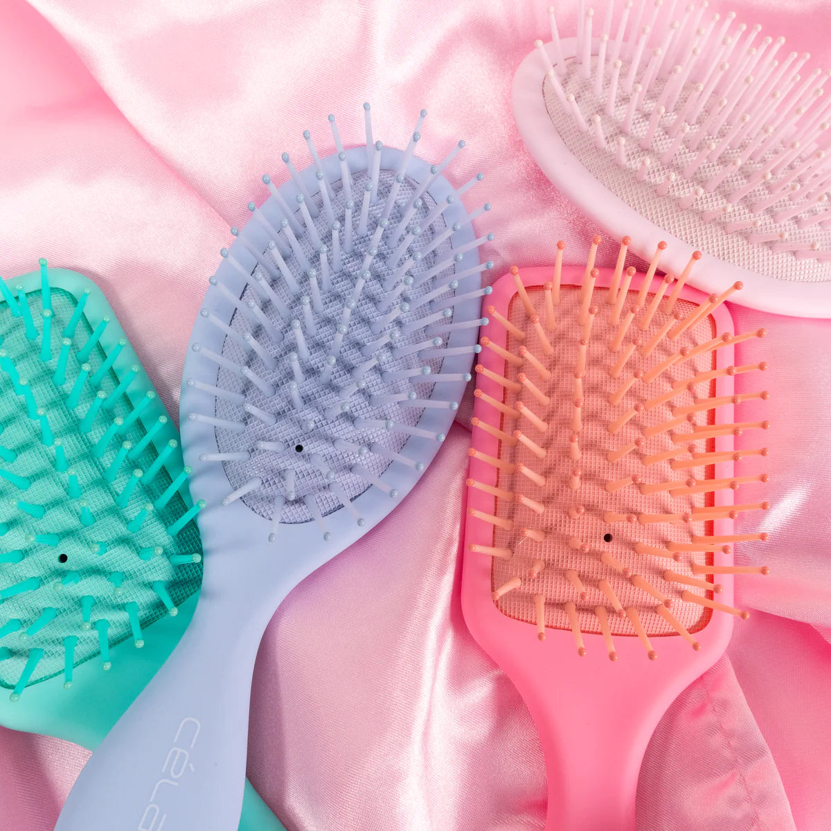 Cepillo De Cabello “ Azul Turquesa “