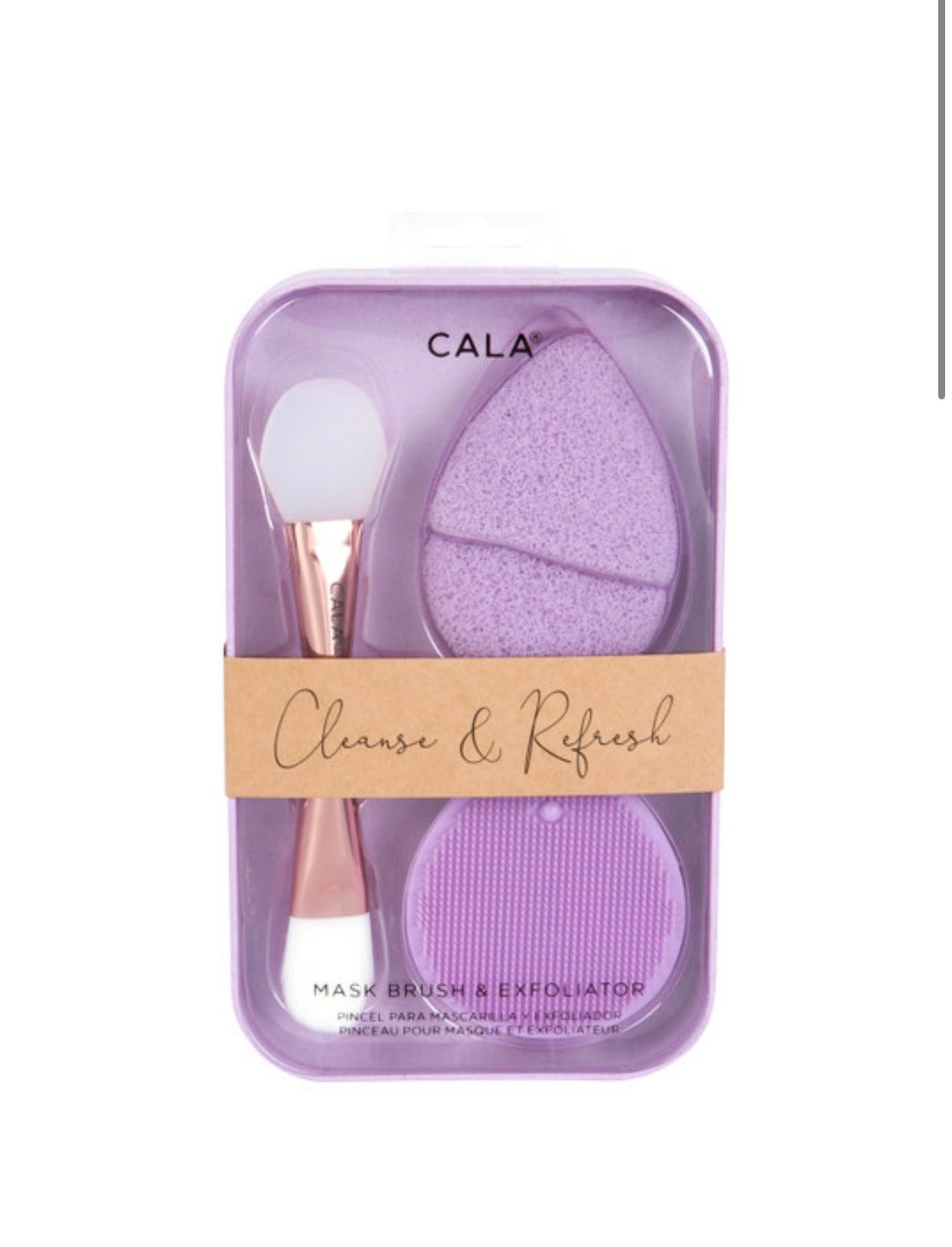 Juego de mascarilla y exfoliador Cala