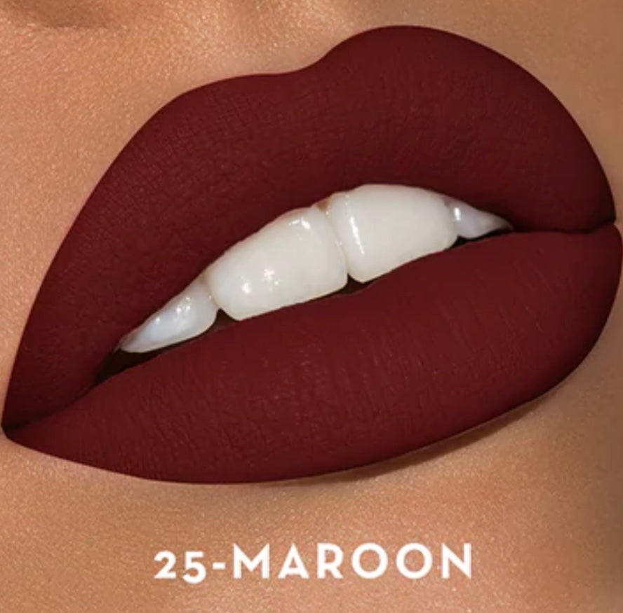Labial Barra Matte “Maroon 25”