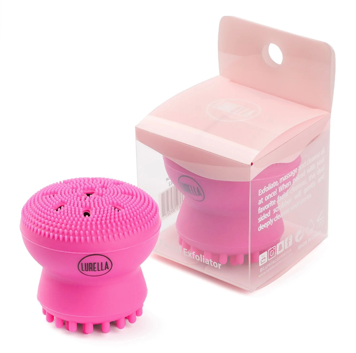 Exfoliante facial hot pink Lurella