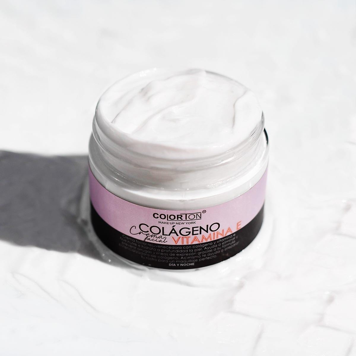 CREMA FACIAL DE COLAGENO Y VITAMINA E - COLORTON