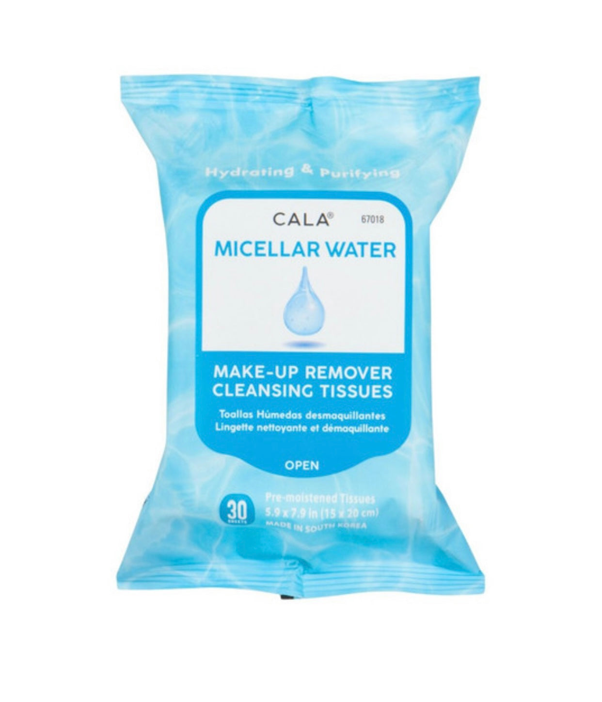 Toallitas Desmaquillantes de Agua Micelar