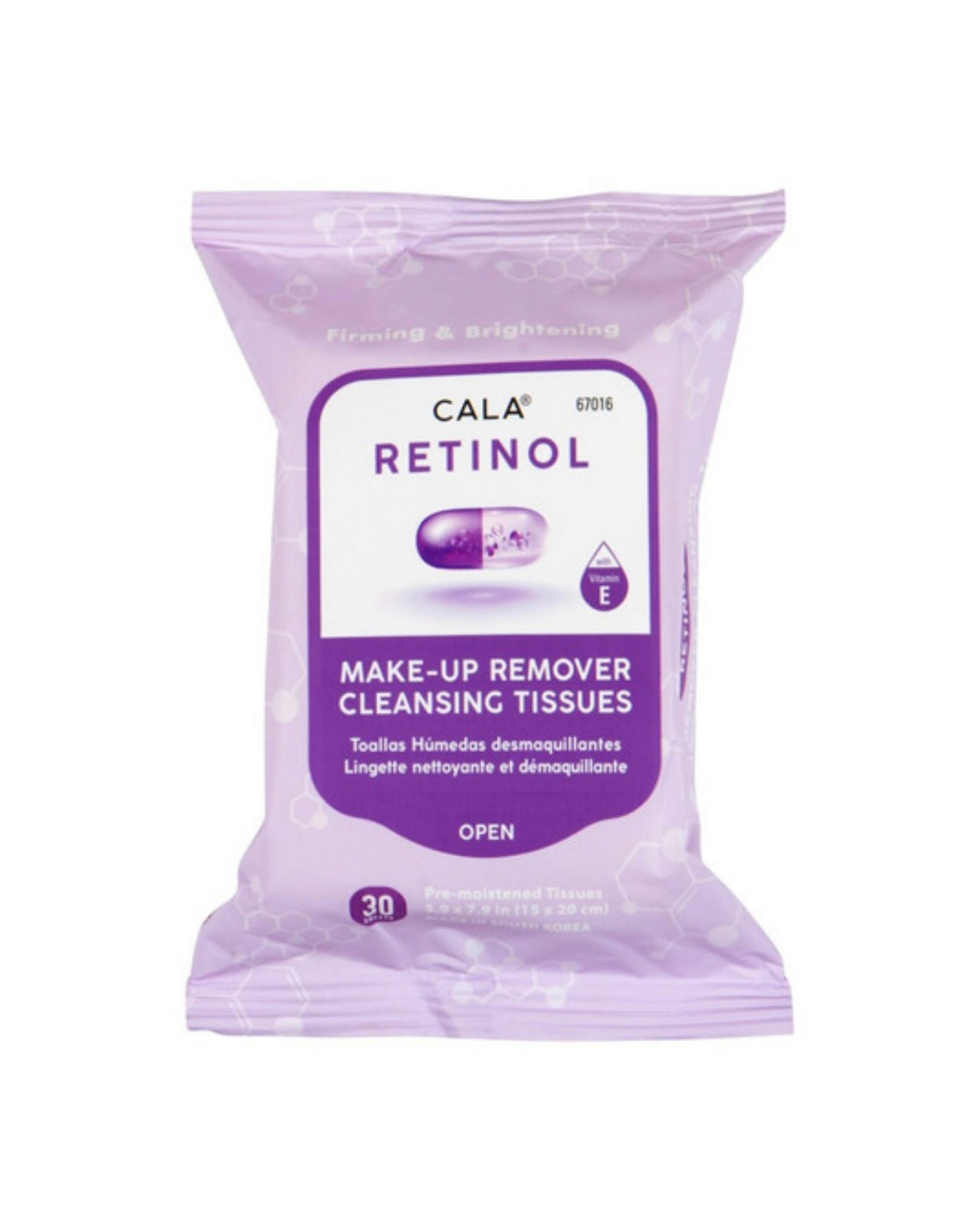 Toallitas Desmaquillantes de Retinol Cala