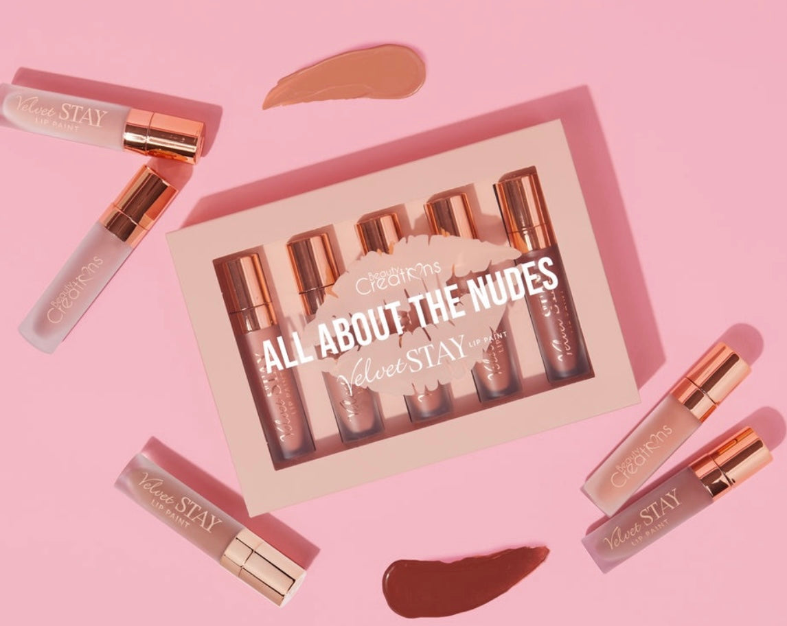 Set de Labiales All About the Nudes Beauty Creations