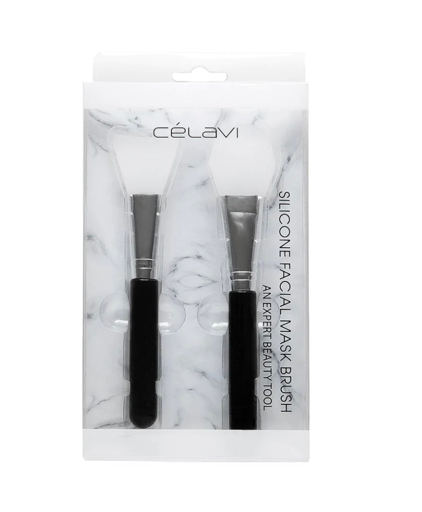 Brocha de silicón facial set Celavi