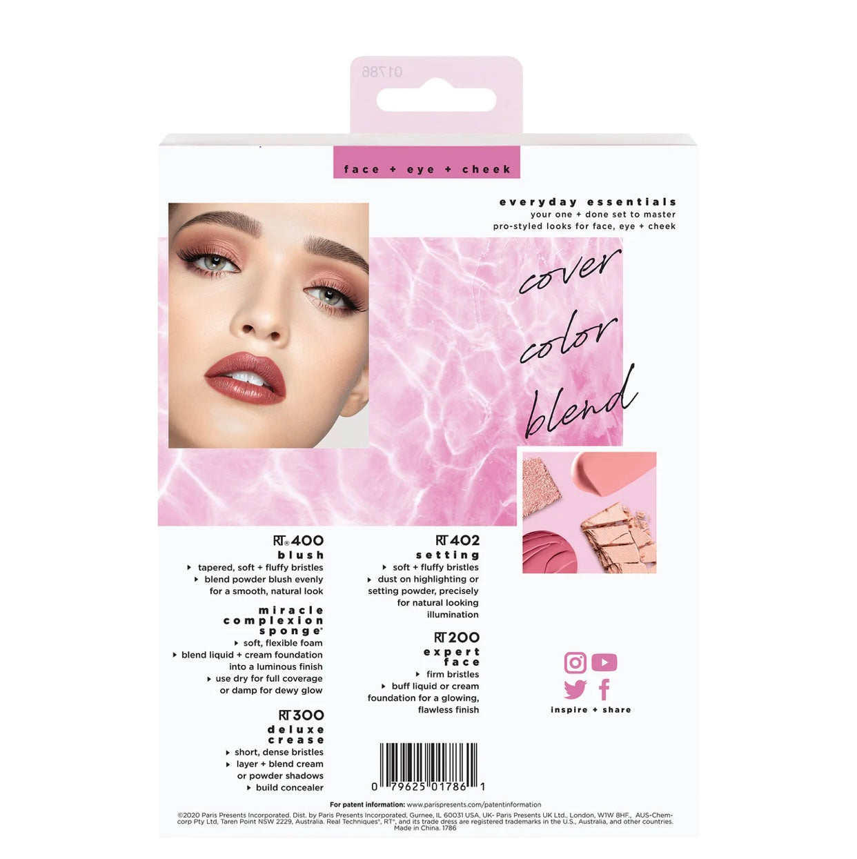 Set de brochas 6 Real Techniques