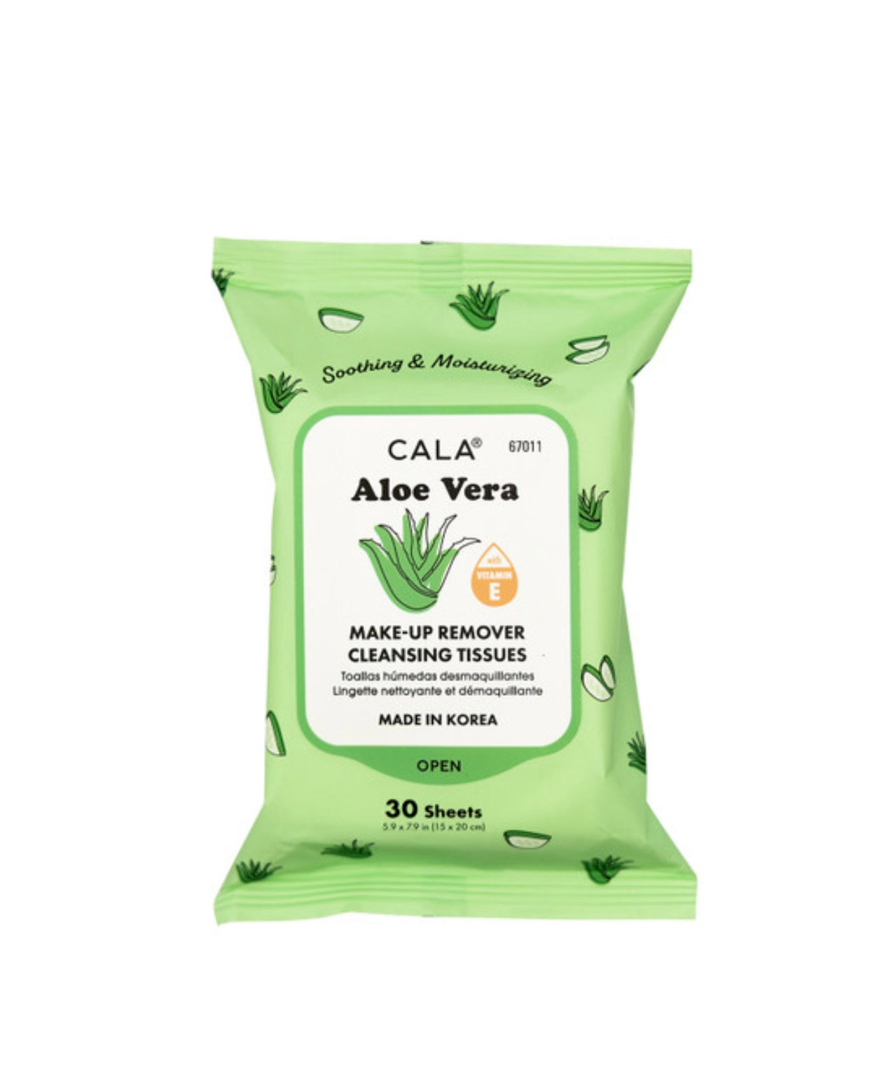 Toallitas Desmaquillantes de Aloe Vera