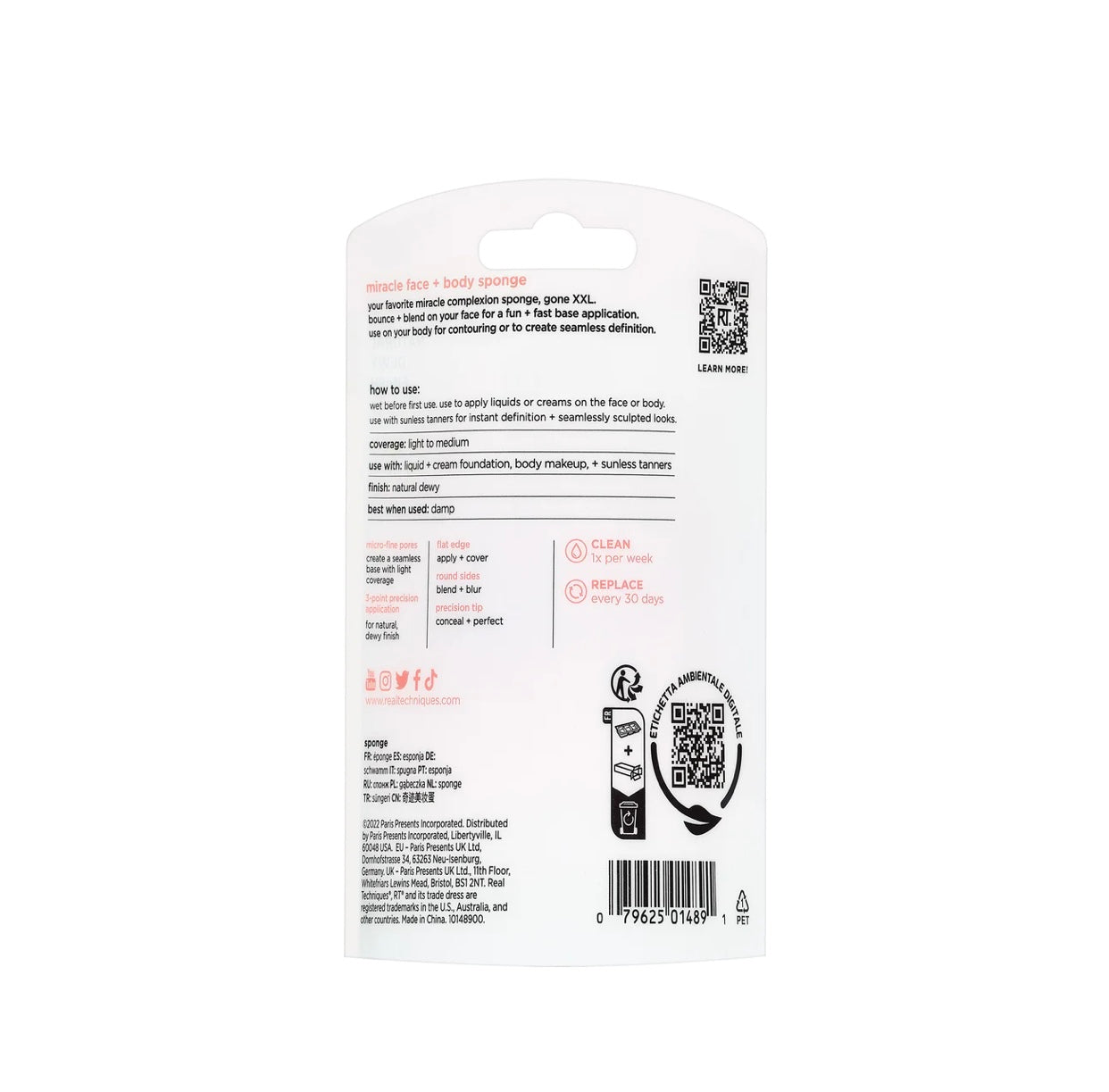 Miracle Face + Body Sponge