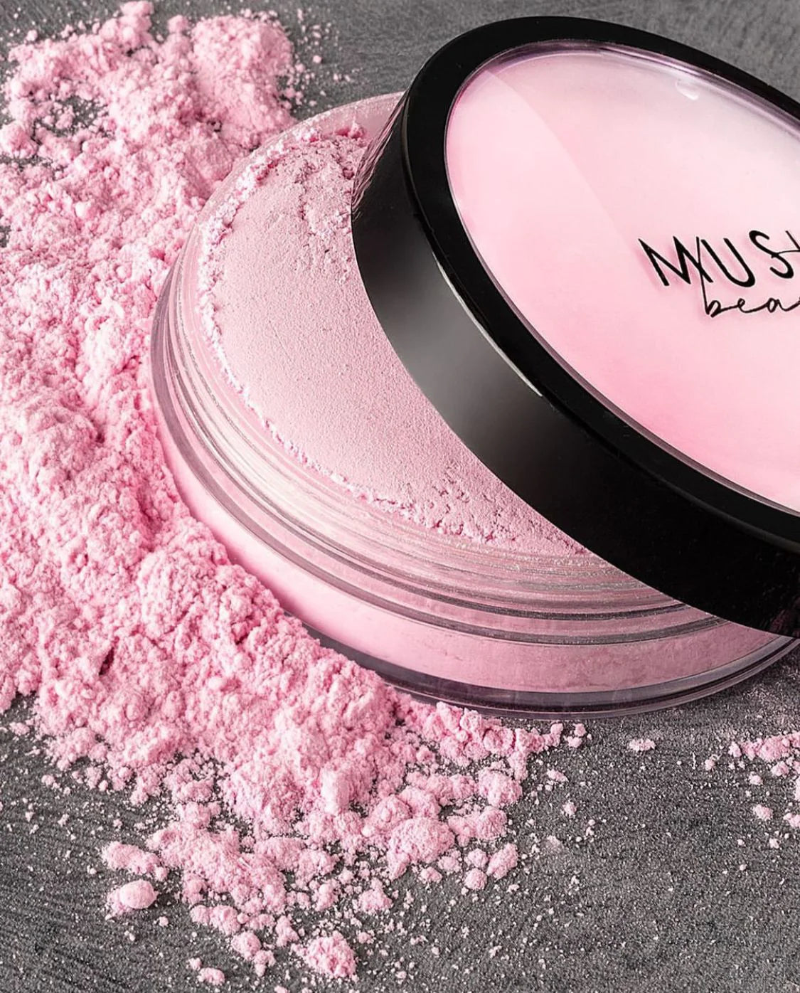 Polvo traslúcido Rosa  para debajo de los ojos