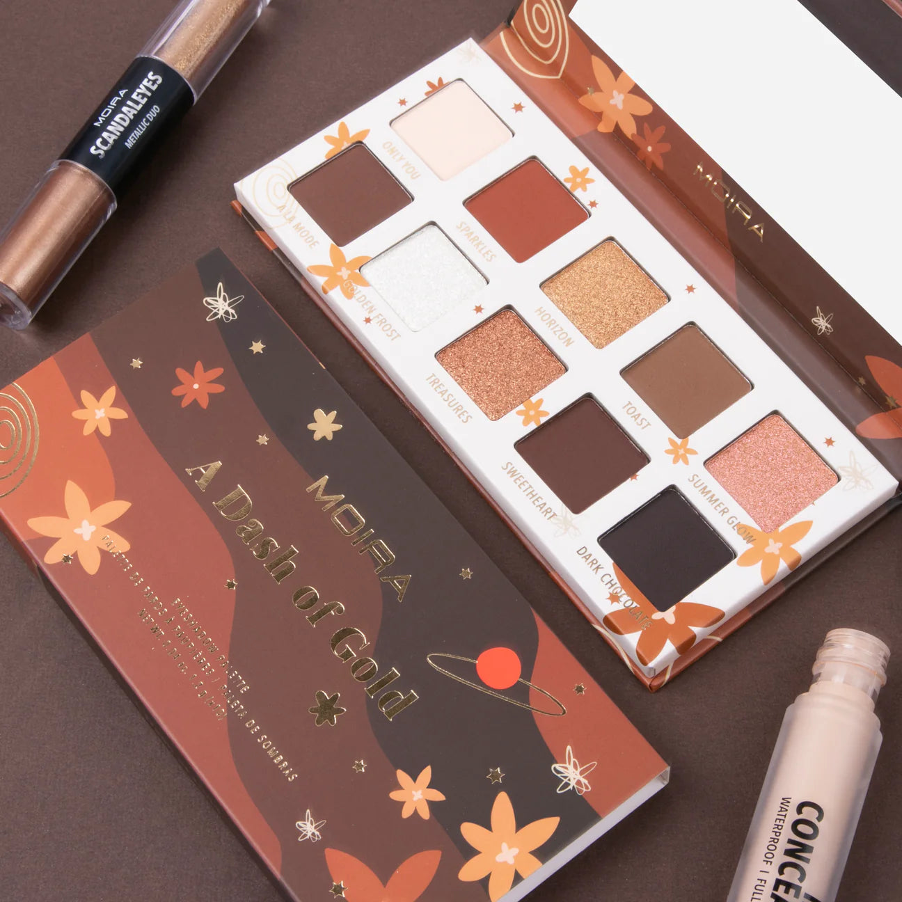 Paleta De Sombras “A Dash Of Gold”