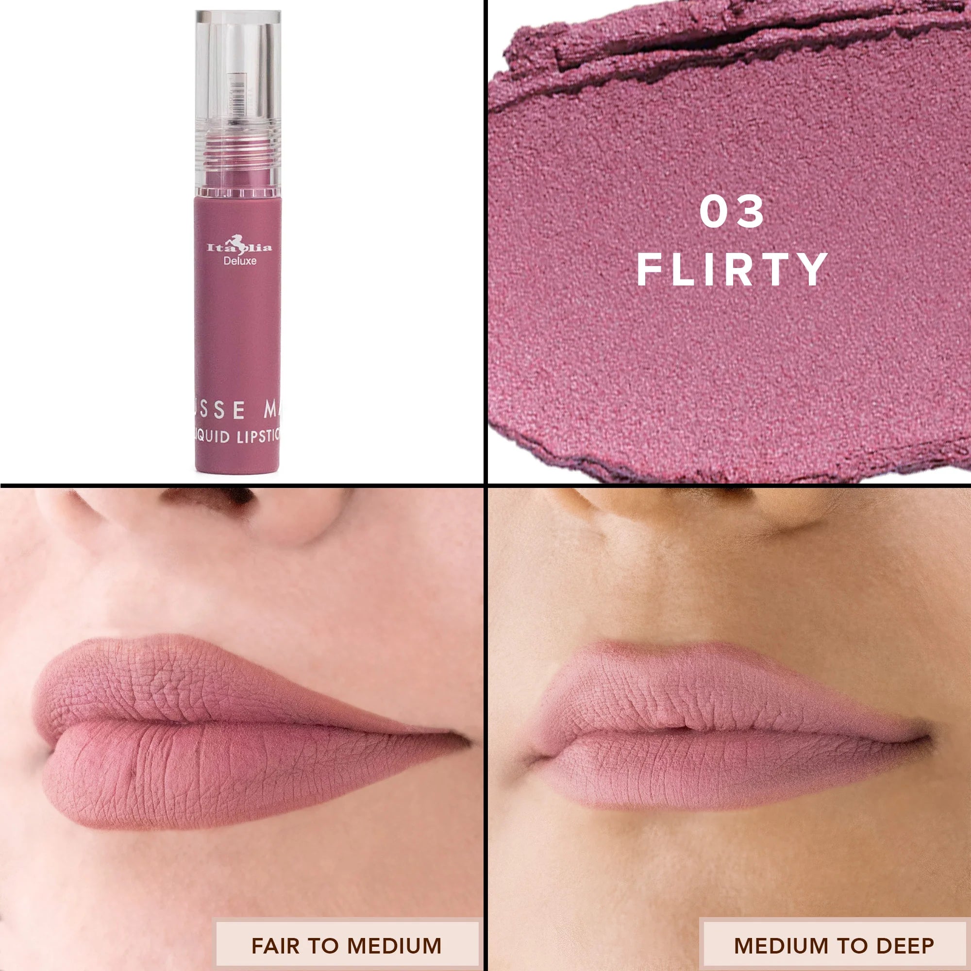 Mousse Matte Liquid Lipstick “ 03 Flirty “