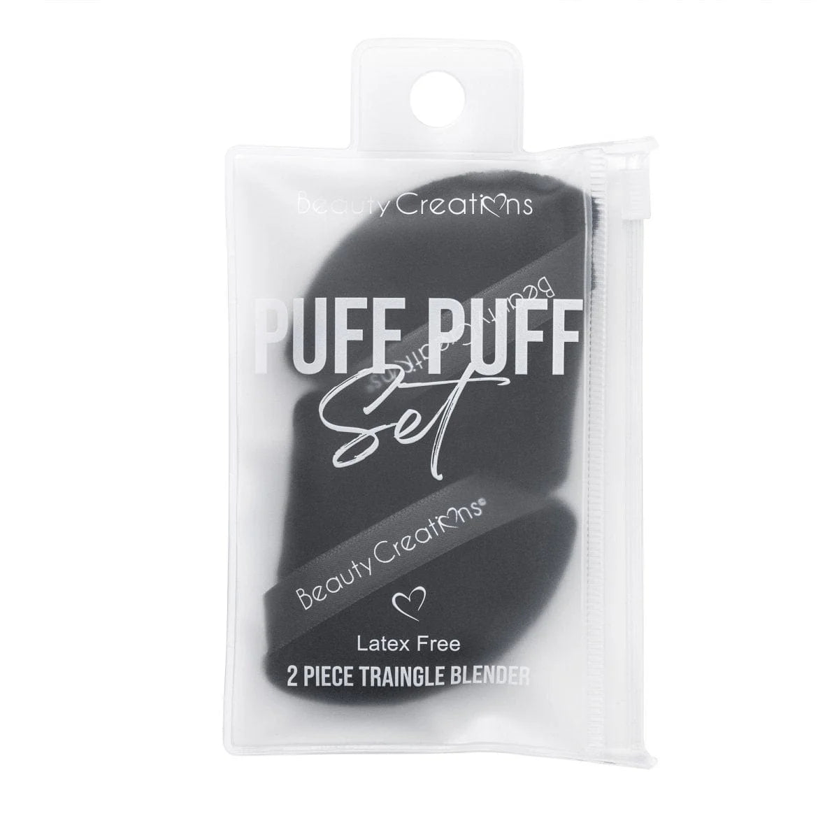 Duo de borlas Puff Puff set negras