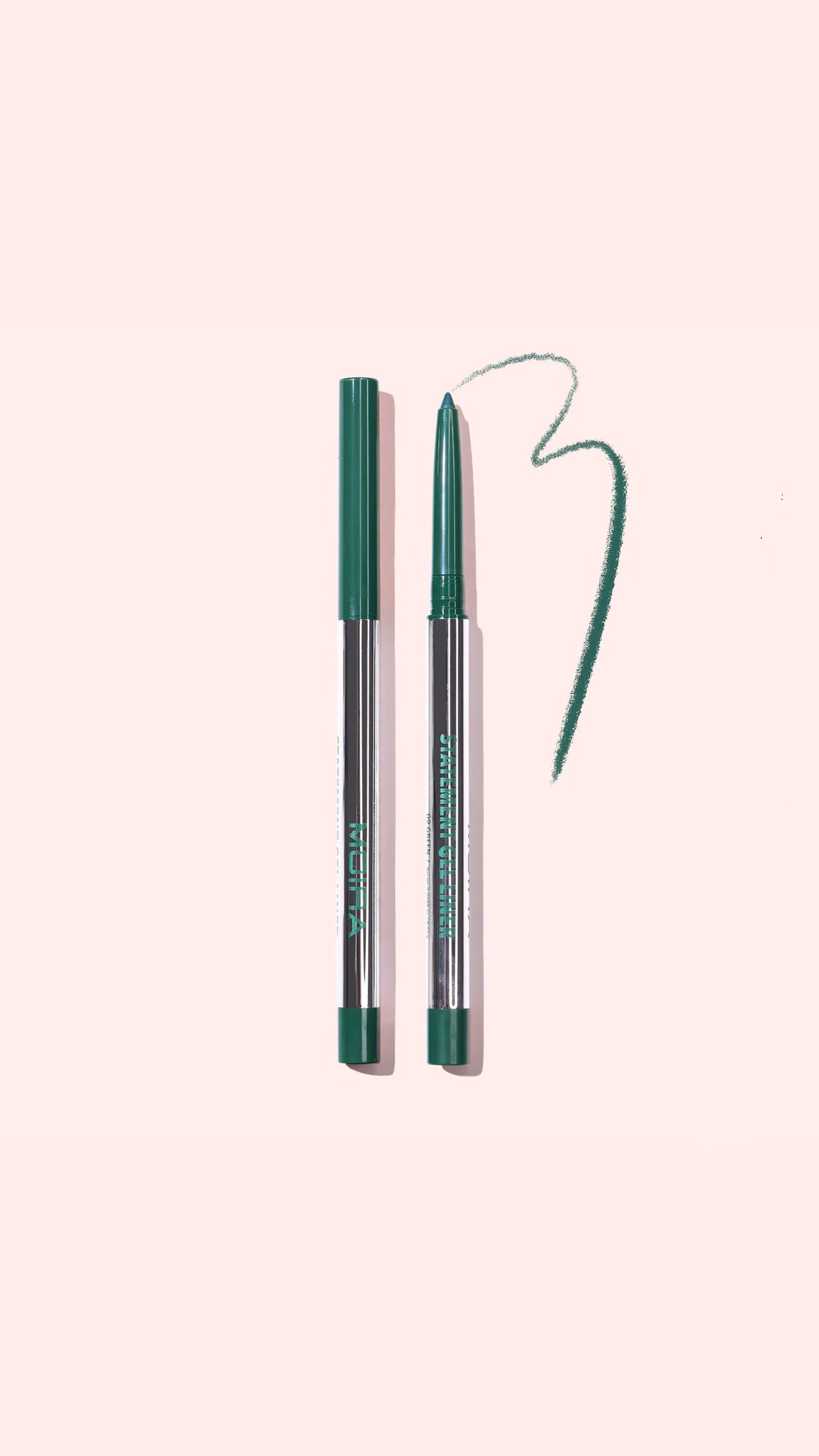 Delineador de gel  (009, verde)