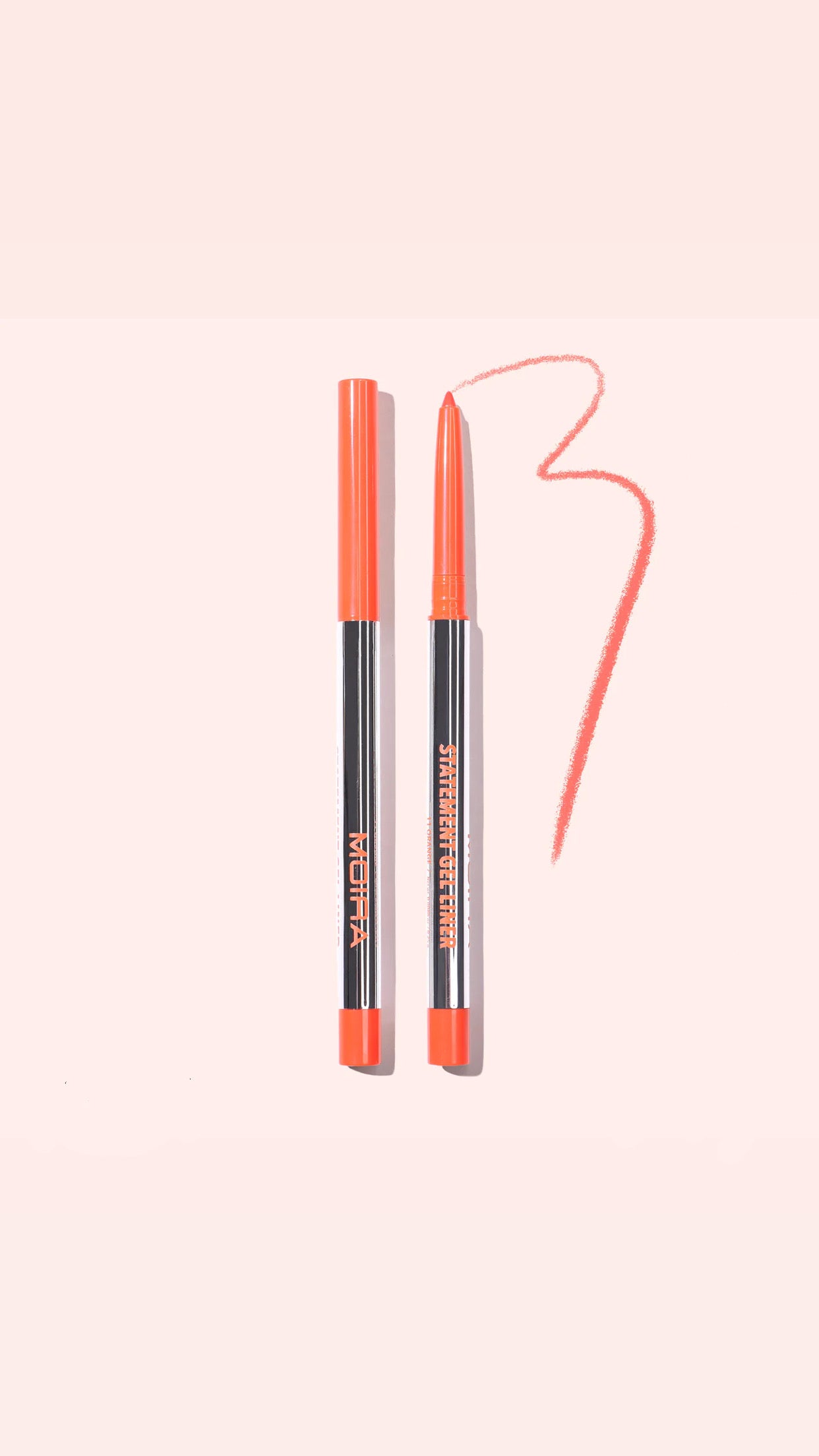 Delineador de gel  (011, naranja)