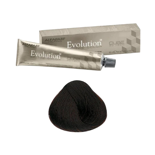 Tinte Alfaparf “ Castaño Claro Dorado Irisado 5.32 “