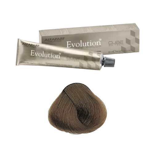 Tinte Alfaparf “ Rubio Medio Ceniza Dorado 7.13 “