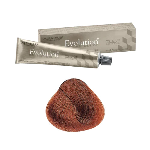 Tinte Alfaparf “ Rubio Medio Cobre 7.4 “