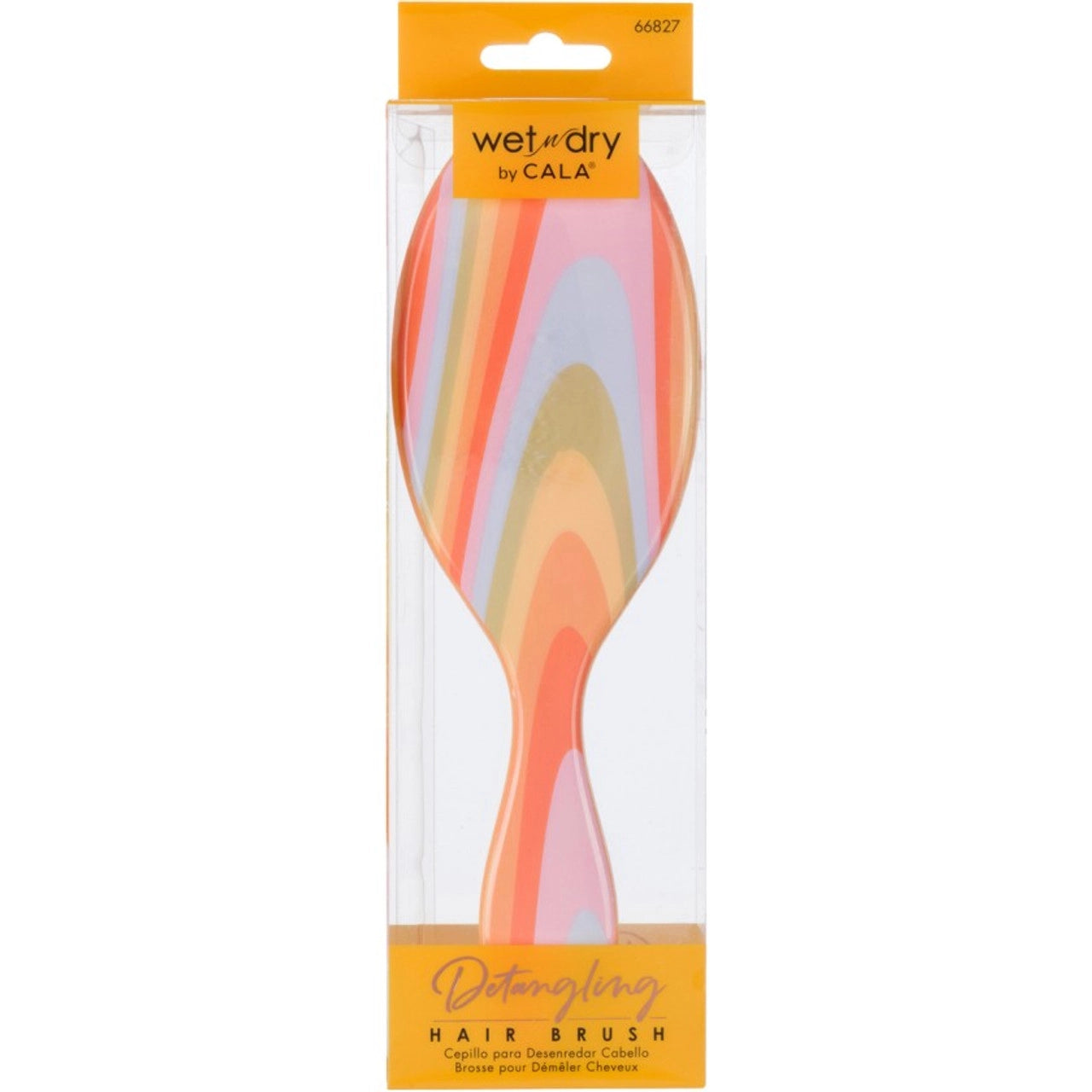 Cepillo desenredante Wet-n-dry (arcoíris retro)