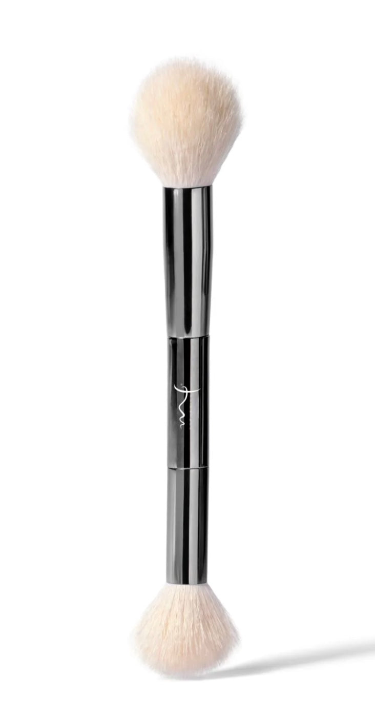 06 Brocha Dual Rostro y Mejilla MF