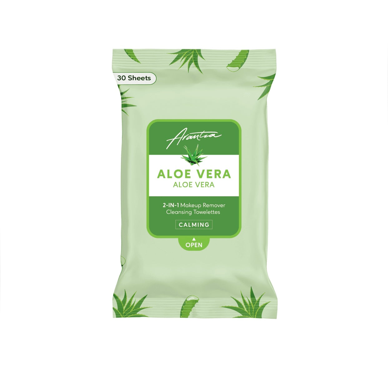 Toallitas Desmaquillante de Aloe Vera Arantza