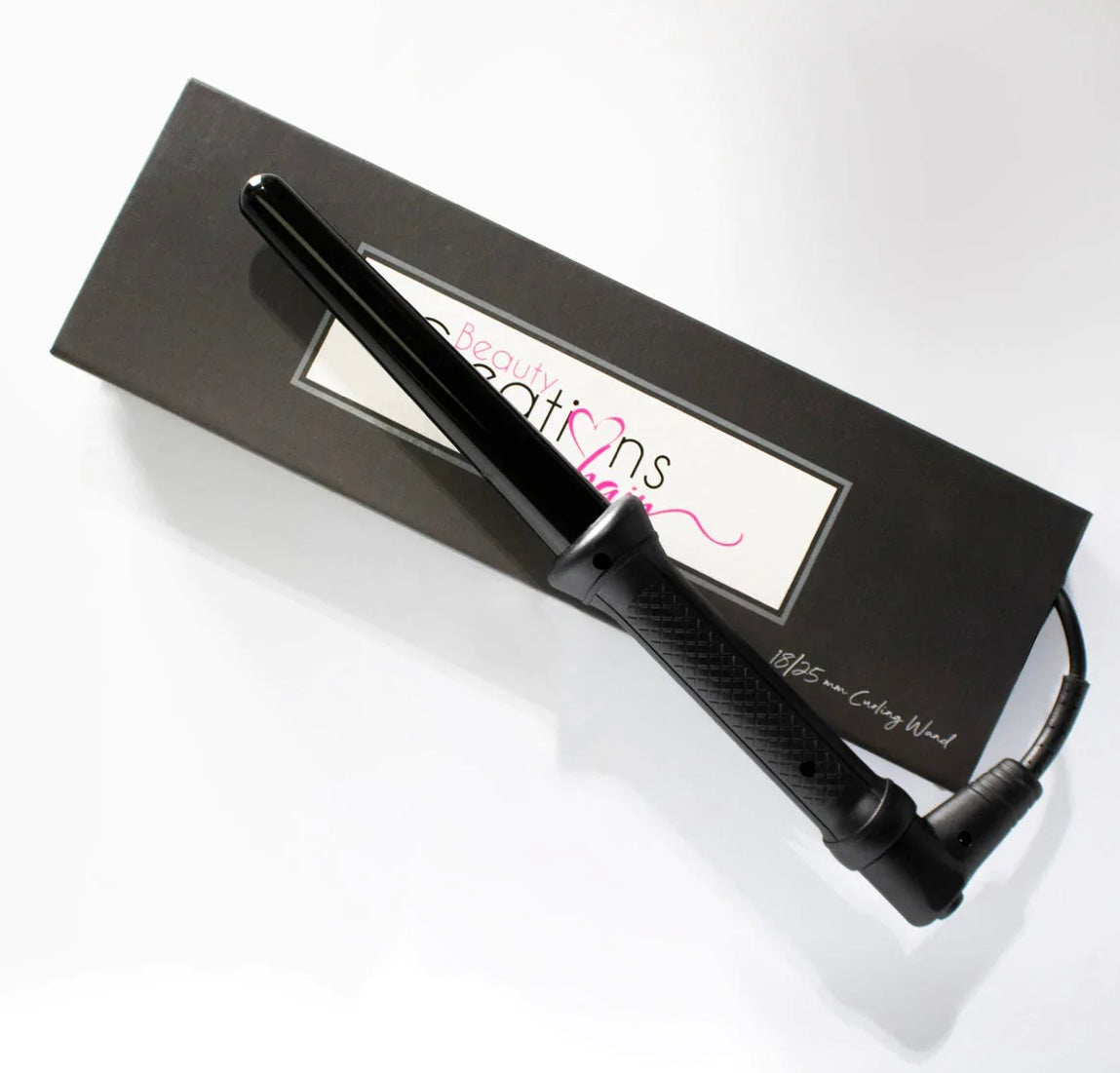 Ferro para cabello 18/25 mm negro Beauty Creations