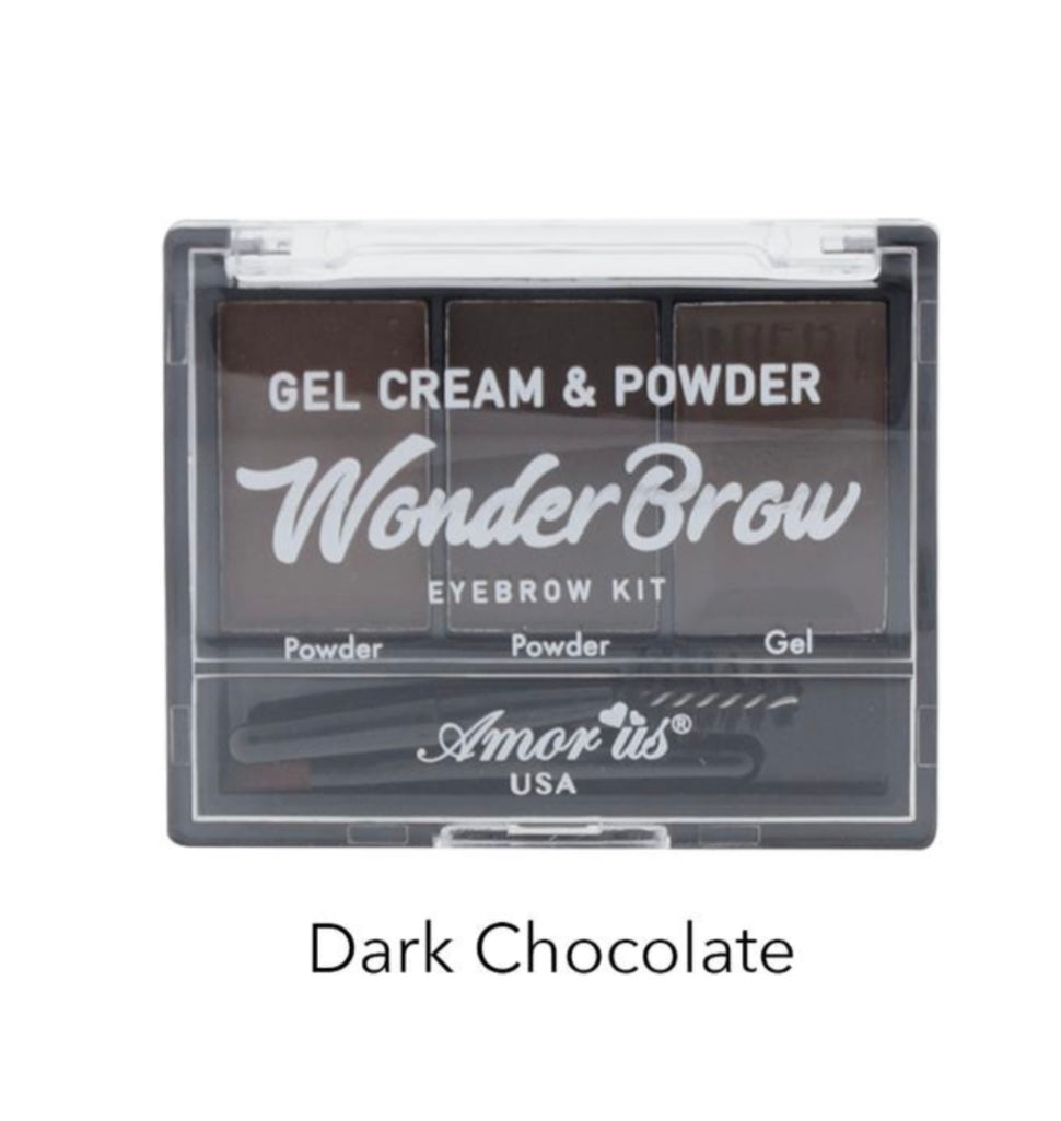 Kit de Cejas “Dark Chocolate” Amor Us