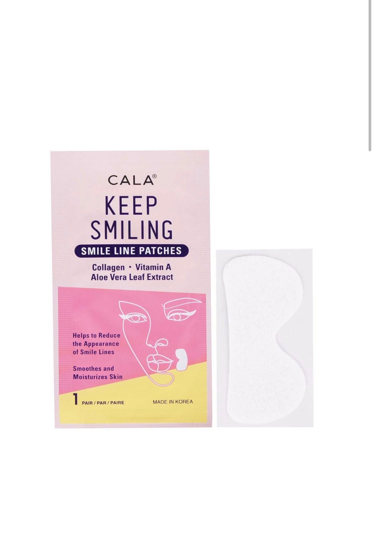Parches De Línea De Sonrisa Cala