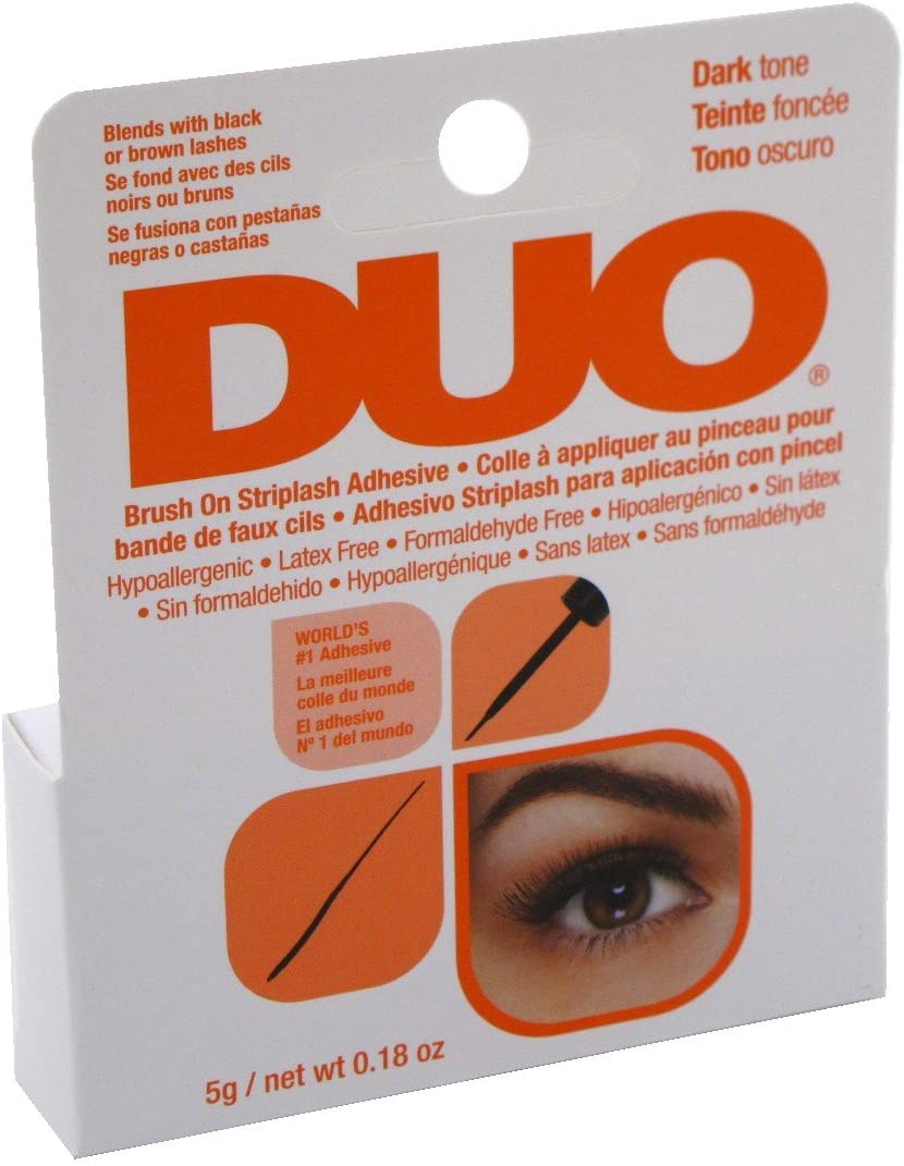 Duo Brush-Adhesivo Tono Oscuro