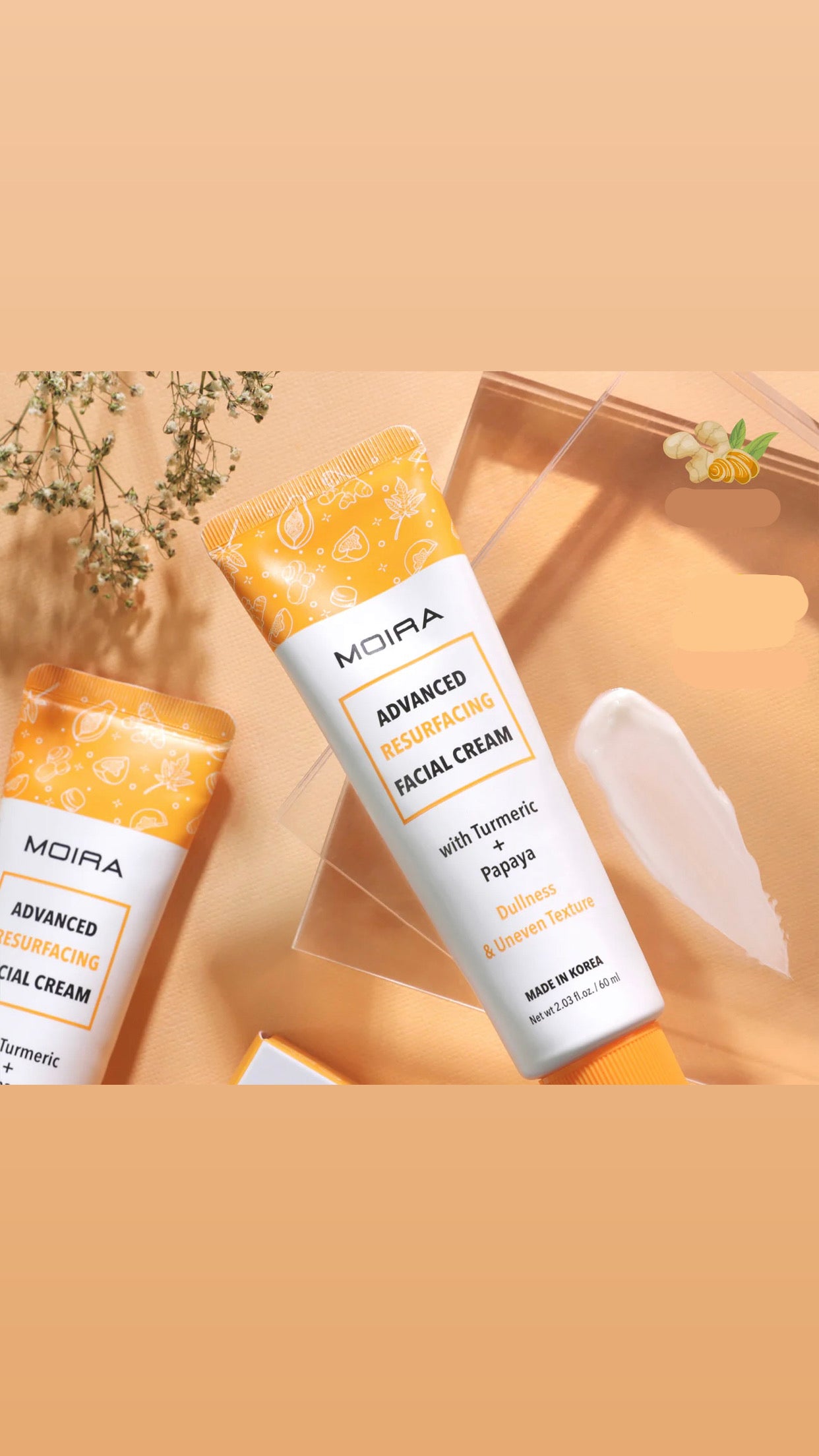 Crema Facial “Papaya y Jengibre”