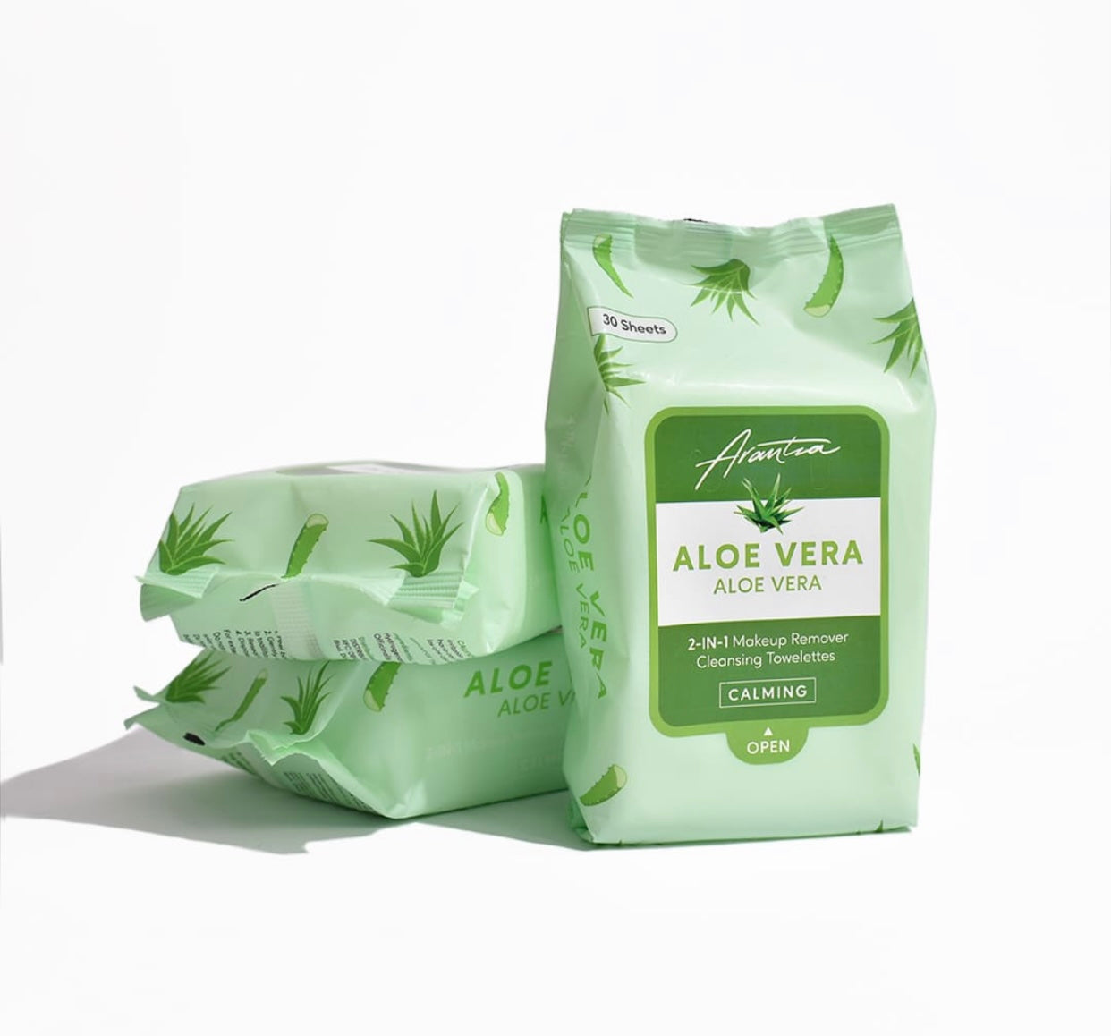 Toallitas Desmaquillante de Aloe Vera Arantza