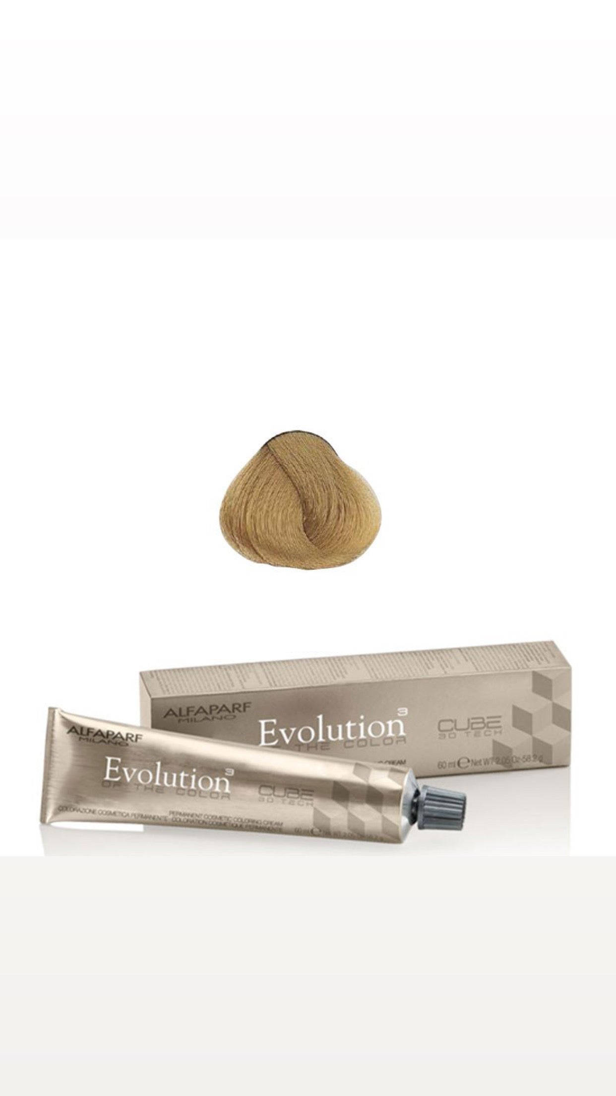 Tinte Alfaparf “ Rubio Clarisimo Ceniza 9.1 “