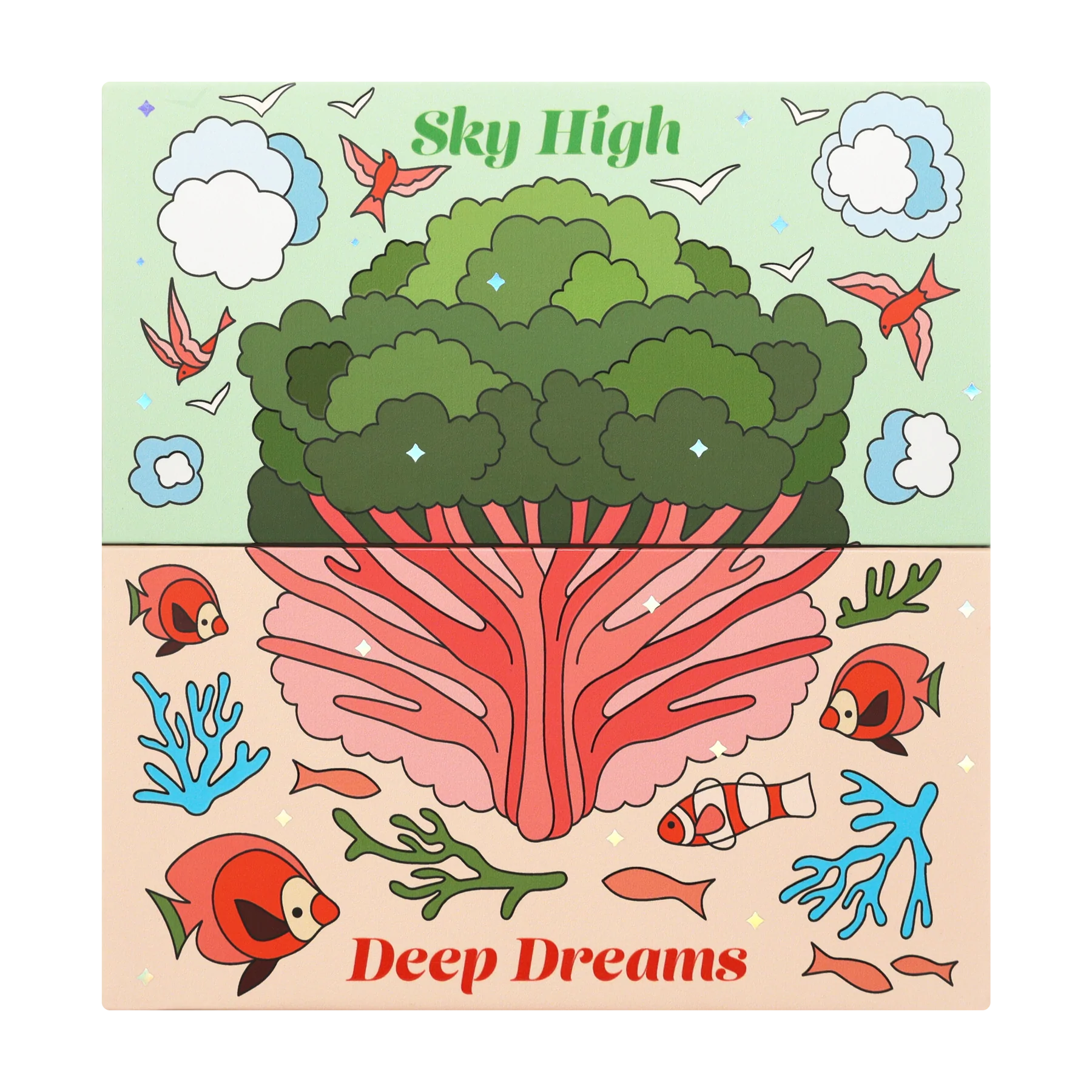 Paleta de Rubores e Iluminadores "Sky High, Deep Dreams"