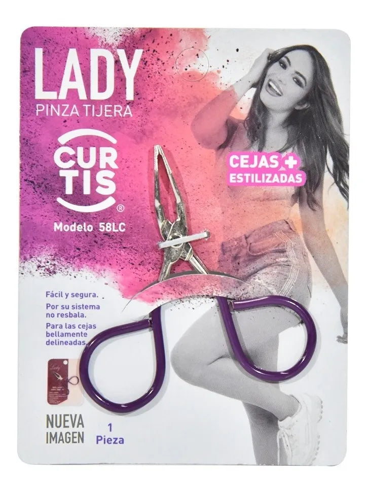 Pinza para Depilar Cejas "Lady Mini Curtis"